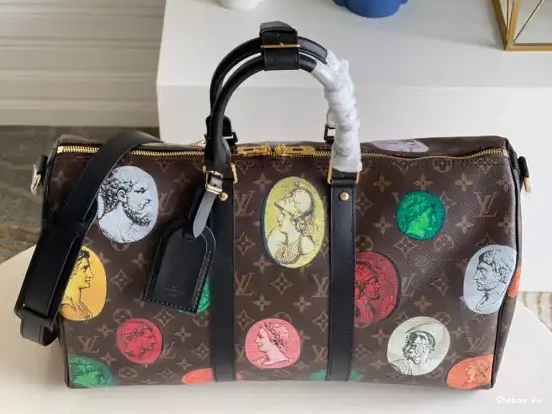 45 VUITTON BANDOULIÈRE KEEPALL LOUIS 0522